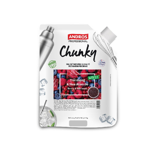Andros Chunky Berry & Hibiscus 1kg
