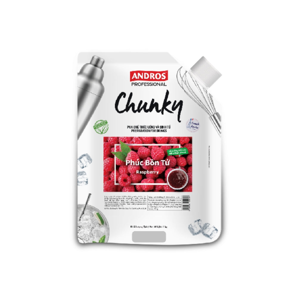 Andros Chunky Raspberry 1kg