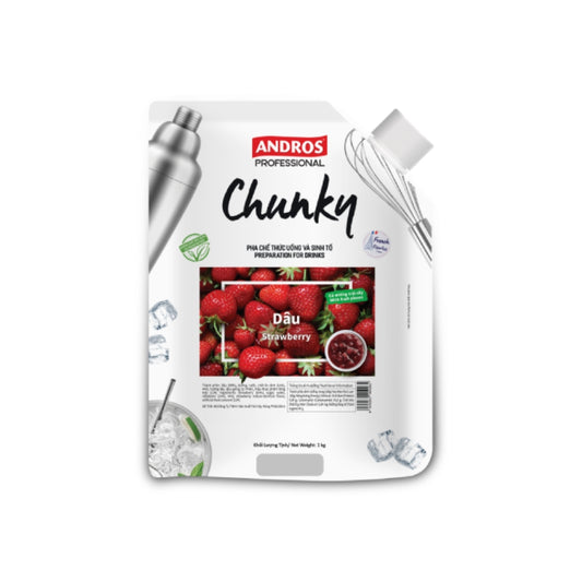 Andros Chunky Strawberry 1kg