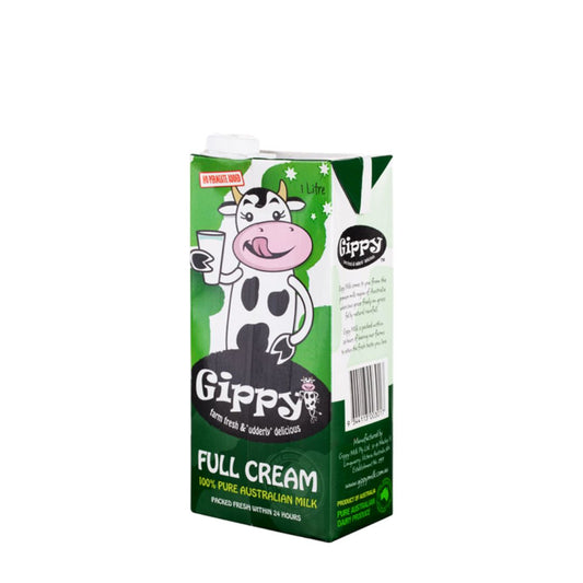 Gippy Full Cream Milk 1.0L