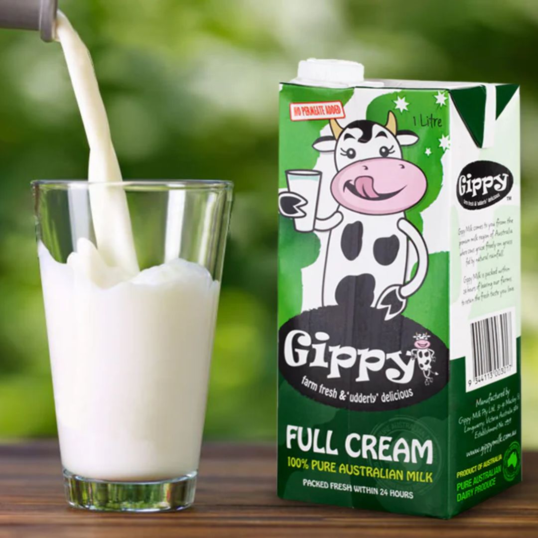 Gippy Full Cream Milk 1.0L